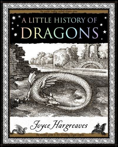 Book cover featuring a black and white engraving of a dragon biting its tail.