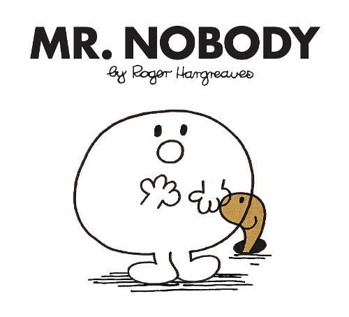 Book cover for Mr. Nobody by Roger Hargreaves featuring a simple line-drawn character.