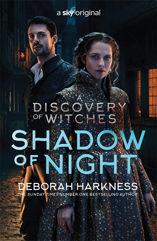 Book cover for “Shadow of Night” featuring two figures in dark clothing.