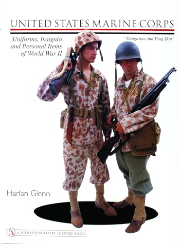 WWII US Marines in camouflage uniforms with rifles, book cover.