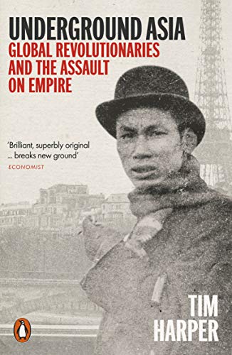 Book cover: "Underground Asia" featuring a portrait of a man in a hat.