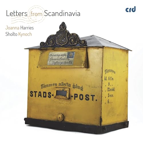 CD cover featuring a weathered, yellow Scandinavian postal box.