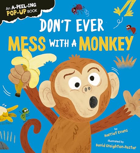 Children’s book cover featuring a cartoon monkey holding a banana.