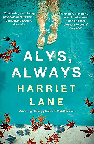 Book cover showing feet submerged in turquoise water with scattered red autumn leaves.