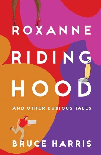 Book cover with abstract shapes, text, and small figures.