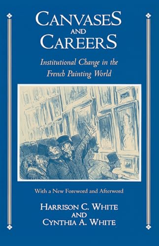 Book cover: “Canvases and Careers” depicts a 19th-century art exhibition.
