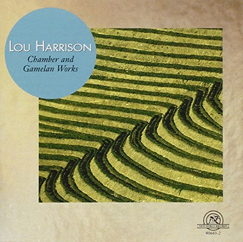 CD cover for Lou Harrison’s “Chamber and Gamelan Works” with rice terraces.