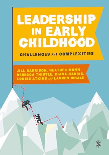 Book cover: "Leadership in Early Childhood" with mountain imagery.