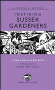 Book cover: "Inspiring Sussex Gardeners" with a garden illustration.
