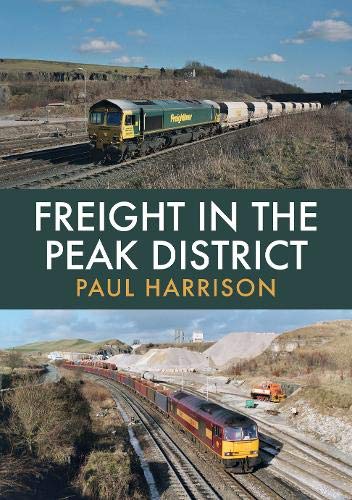 Book cover: freight train travels through a hilly, rural landscape.