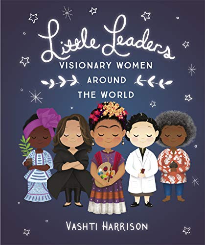 Book cover featuring five diverse illustrated women on a dark blue starry background.