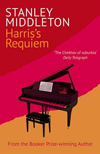 Book cover: “Harris’s Requiem” by Stanley Middleton, featuring a grand piano.