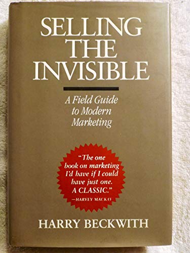 Book cover: "Selling The Invisible" by Harry Beckwith, with red quote badge.