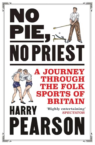 Book cover featuring illustrations of folk sports, title text, and author name Harry Pearson.