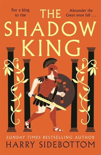 Book cover featuring a Greek warrior with a sword between two decorative pillars.