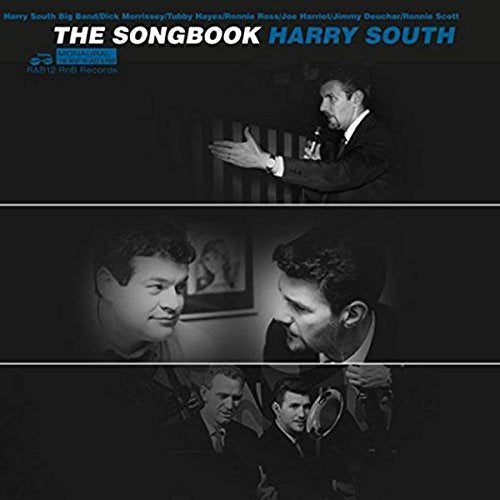 Vinyl record cover featuring black and white photos of bandleader Harry South.