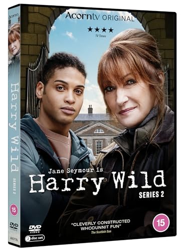 DVD cover for Harry Wild Series 2 featuring Jane Seymour and a young man.