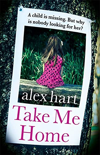 Book cover: missing child poster attached to a tree trunk.