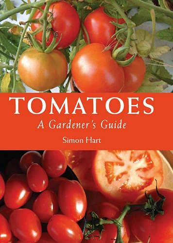 Book cover featuring ripe tomatoes on the vine and a cross-section.