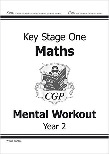 Cover of CGP Key Stage One Maths Mental Workout Year 2 workbook.