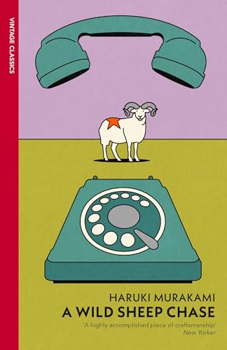 Book cover illustration featuring a sheep with a star mark above a rotary phone.