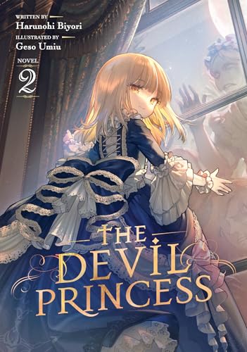 Light novel cover featuring a blonde girl in a dark blue dress.
