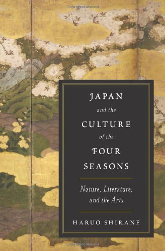 Book cover: "Japan and the Culture of the Four Seasons: Nature" with floral design.