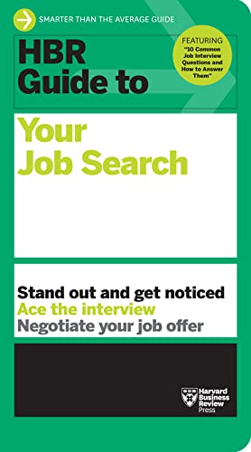 HBR Guide to Your Job Search book cover, green and white text.