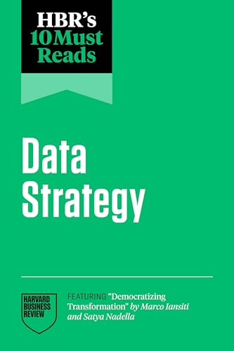 Green book cover with white text: "HBR's 10 Must Reads on Data Strategy.
