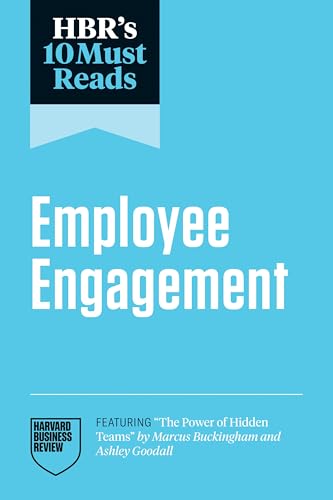 Book cover: “HBR’s 10 Must Reads on Employee Engagement” in white text.