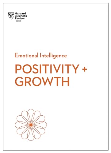 Book cover with text “Positivity + Growth” and a floral graphic.