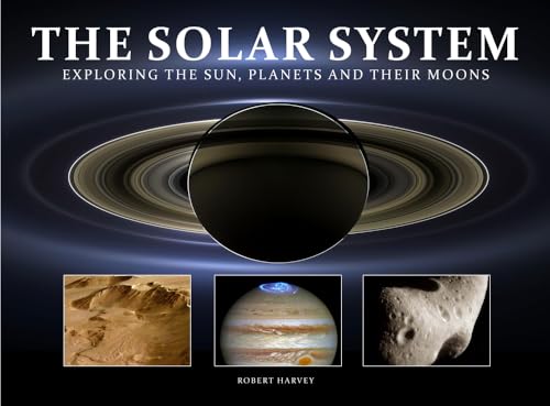 Book cover featuring Saturn, Jupiter, a rocky asteroid, and a Martian landscape.