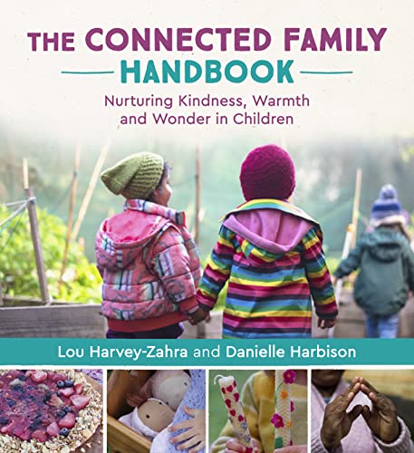 Book cover featuring children in colorful coats walking in a garden.