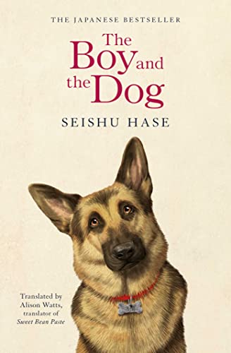 Book cover for The Boy and the Dog by Seishu Hase featuring a German Shepherd.
