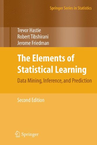 Book cover: "The Elements of Statistical Learning," Second Edition.