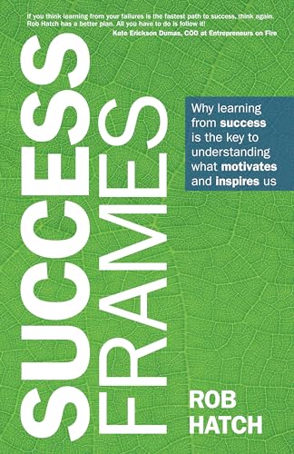Book cover: "Success Frames" with large white text on a green textured background.