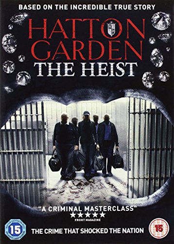 DVD cover showing men carrying bags through an open vault door with diamond accents.