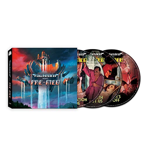 Hawkestrel Pre-Med CD box set with illustrated cover and three printed discs.