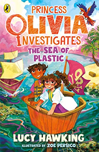 Book cover showing two children in a small wooden boat on the ocean.