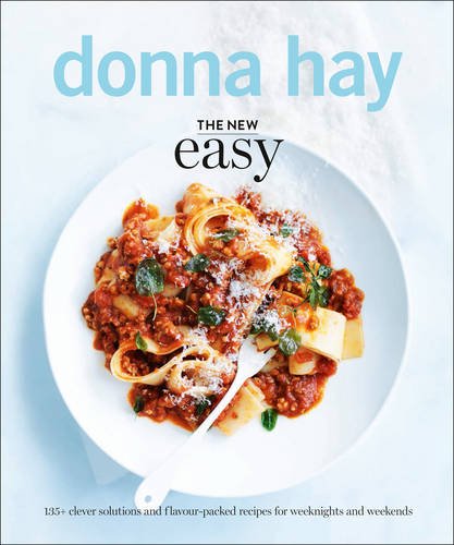 Cookbook cover featuring pasta with meat sauce, titled "The New Easy".