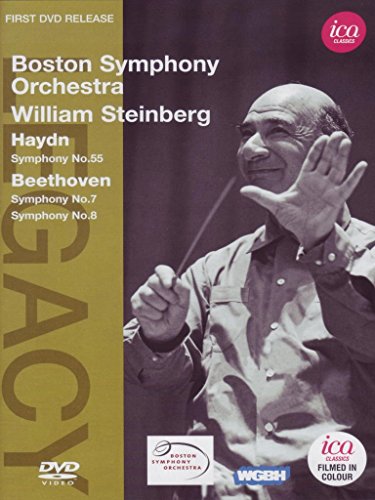 DVD cover featuring conductor William Steinberg with the Boston Symphony Orchestra.