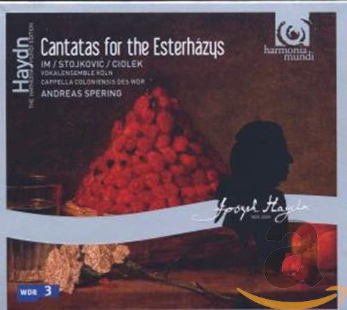 CD cover for Haydn’s “Cantatas for the Esterházy” with a floral still life.