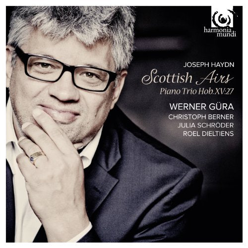 CD cover featuring pianist Werner Güra and text “Scottish Airs”.