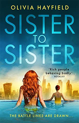 Book cover: “Sister to Sister” with two women by a pool and city skyline.