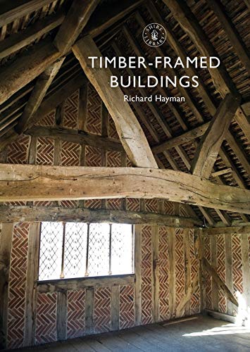 Book cover showing the interior of a timber-framed building with herringbone brickwork walls.