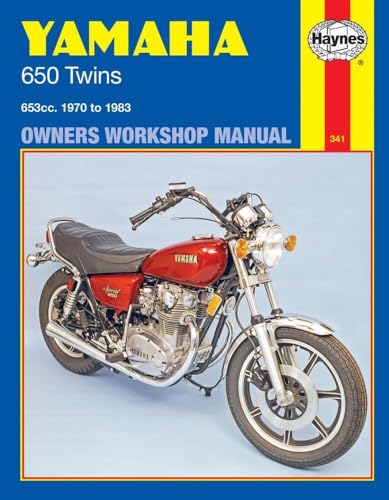 Yamaha 650 Twins motorcycle workshop manual cover, 1970-1983.
