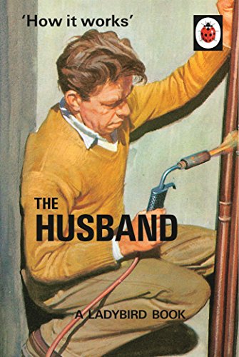 "Book cover featuring a man fixing a pipe, titled 'The Husband'."