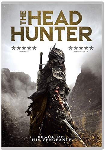 DVD cover for "The Head Hunter" featuring a warrior in dark armor.