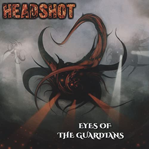 CD cover for “Eyes Of The Guardians” featuring dark, swirling imagery.
