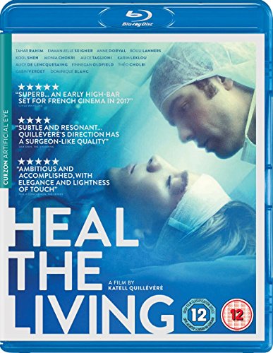 Blue-ray case with a man and woman in a medical setting, titled "Heal The Living".